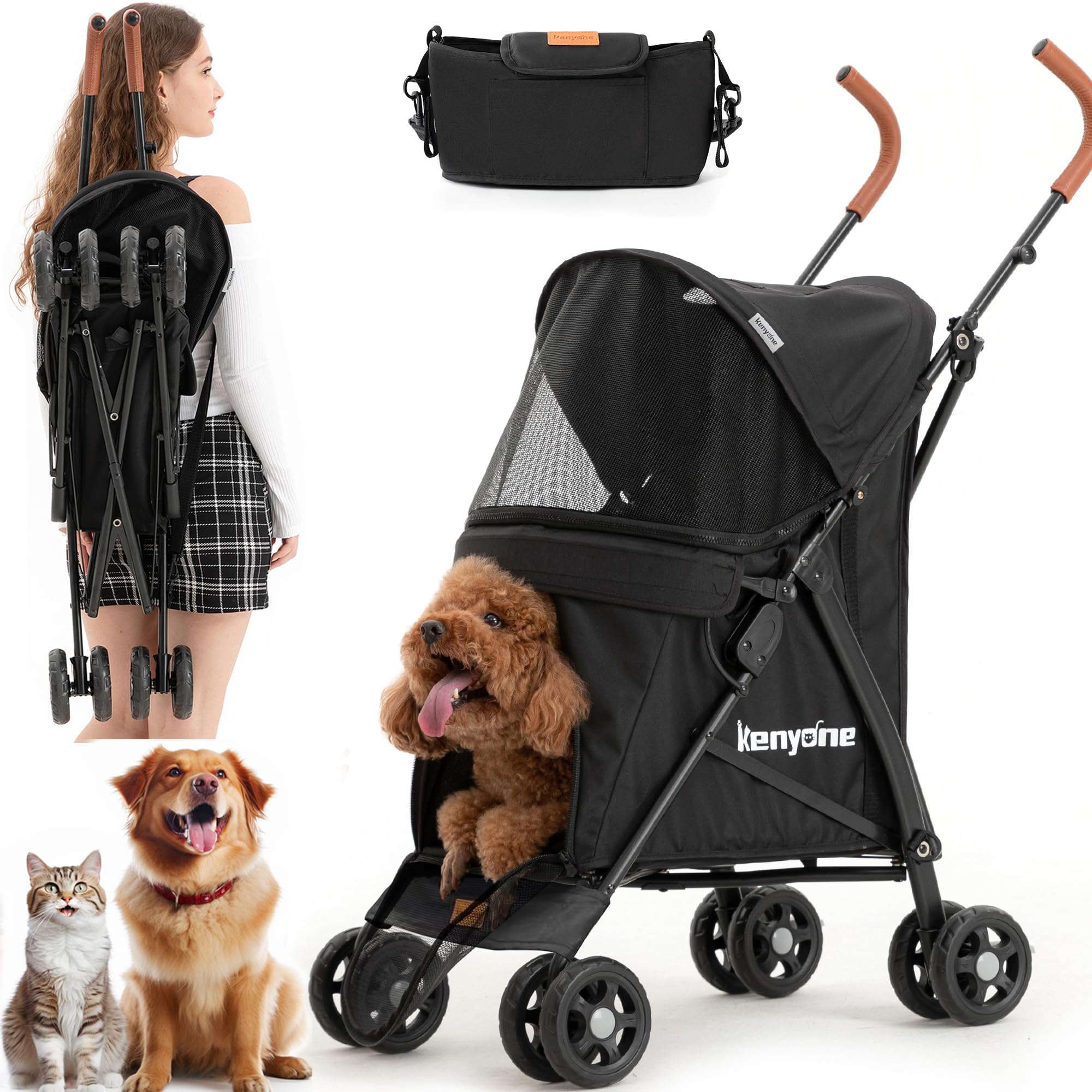 Lightweight and Foldable Pet Stroller – Companion Care Club